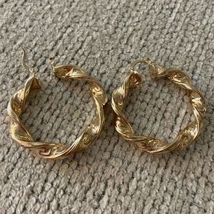 Gold Hoop Earrings